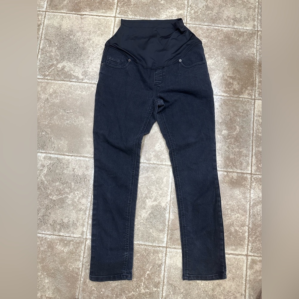Great Expectations Black Maternity Jeans, size 8-10P